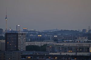 Twilight Berlin-Silhouette: One Hour after Sunset by quapan - CC BY 2.0